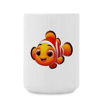 Poisson-clown - Grande tasse 440 ml - blanc - Devant