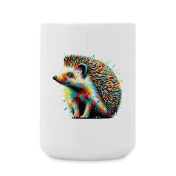 Hérisson - Grande tasse 440 ml - blanc - Devant