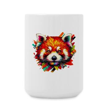 Kleiner Panda - Große Tasse 440 ml - Weiß - Vorne