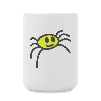 acid spider - Large Mug 440 ml - white - Front