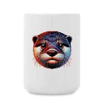 Otter - Large Mug 440 ml - white - Front