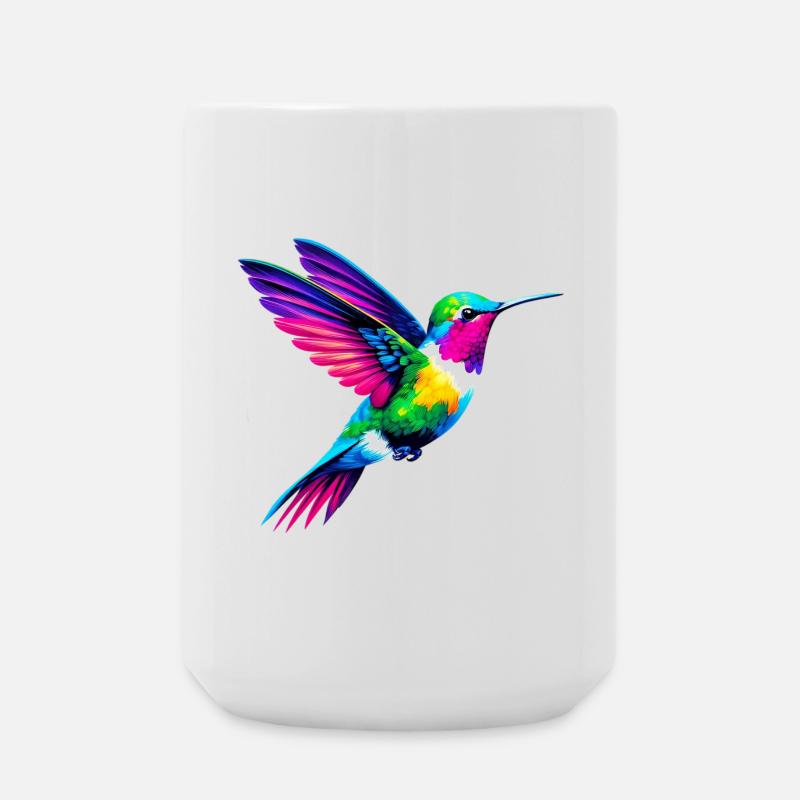 Kolibri - Große Tasse 440 ml - Weiß