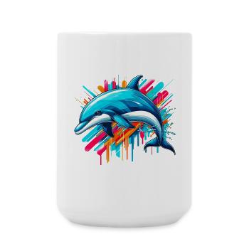 Dolphin - Large Mug 440 ml - white - Front