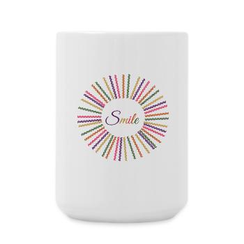 Smile - Large Mug 440 ml - white - Front