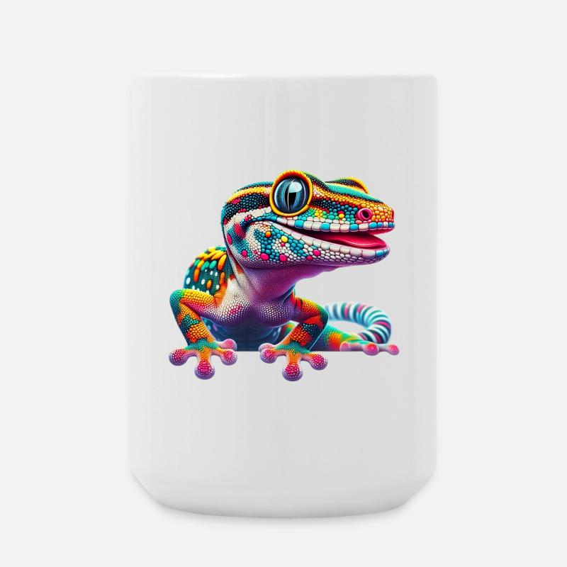 Gecko - Große Tasse 440 ml - Weiß