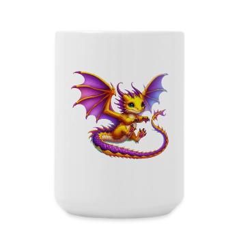 Dragon - Grande tasse 440 ml - blanc - Devant
