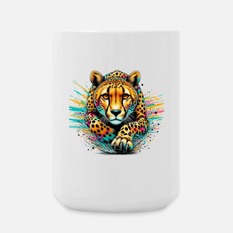 Gepard - Große Tasse 440 ml - Weiß