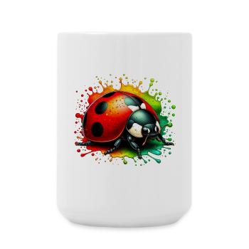 Coccinelle - Grande tasse 440 ml - blanc - Devant