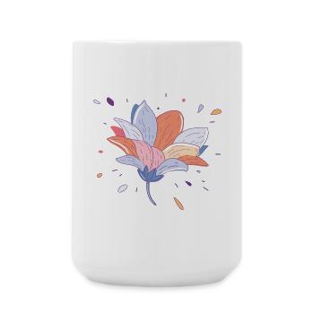 Summer Flower - Large Mug 440 ml - white - Front
