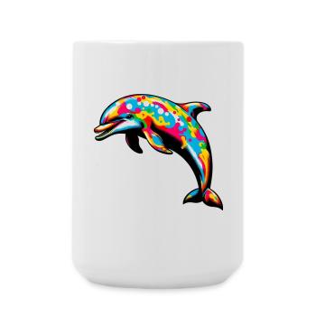 Dolphin - Large Mug 440 ml - white - Front