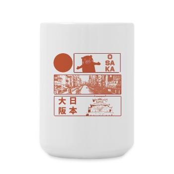 Visit Osaka Castle - Large Mug 440 ml - white - Front