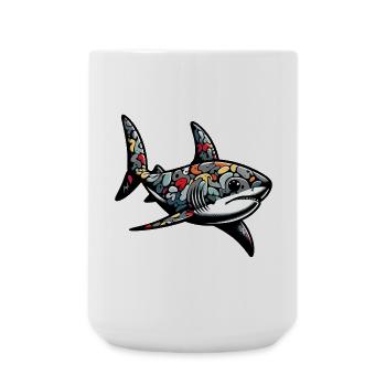 Shark - Large Mug 440 ml - white - Front