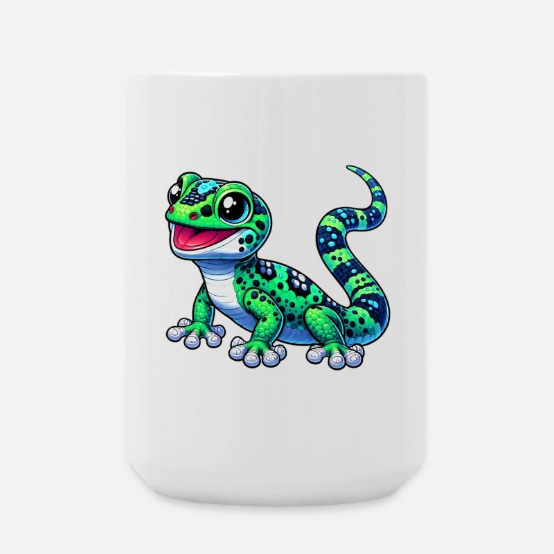 Gecko - Große Tasse 440 ml - Weiß