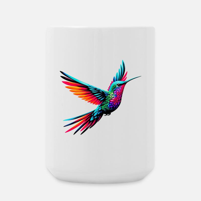 Kolibri - Große Tasse 440 ml - Weiß