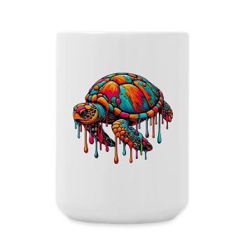 Turtle - Large Mug 440 ml - white - Front