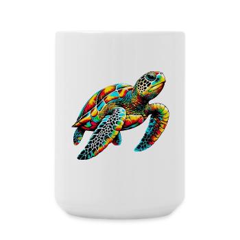 Tortue - Grande tasse 440 ml - blanc - Devant