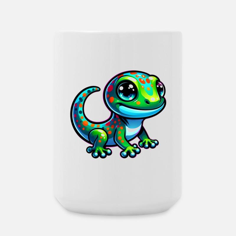 Gecko - Große Tasse 440 ml - Weiß
