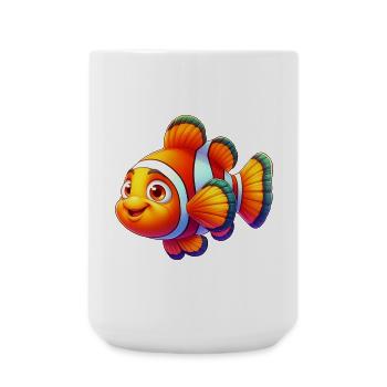 Poisson-clown - Grande tasse 440 ml - blanc - Devant