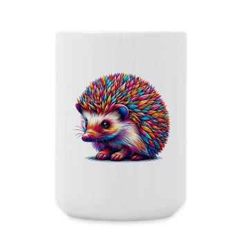 Hérisson - Grande tasse 440 ml - blanc - Devant
