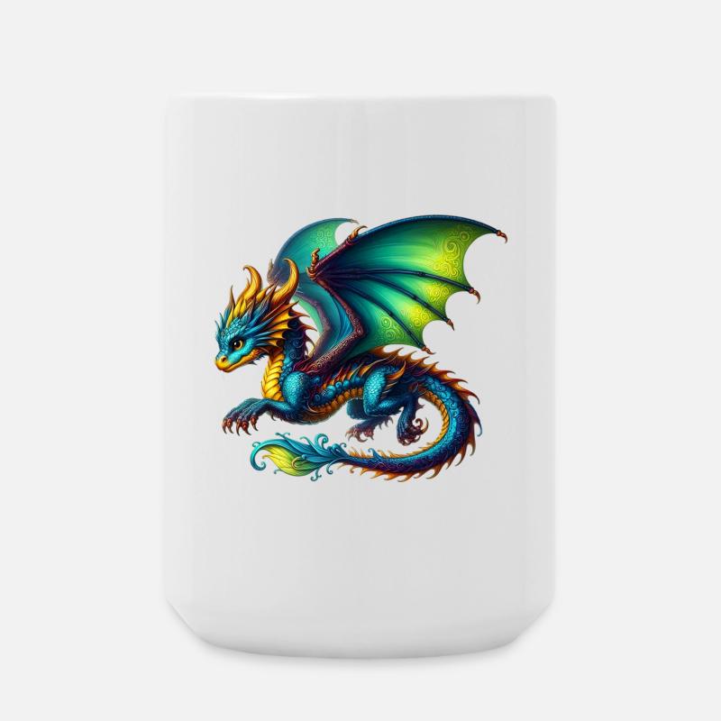 Dragon - Grande tasse 440 ml - blanc
