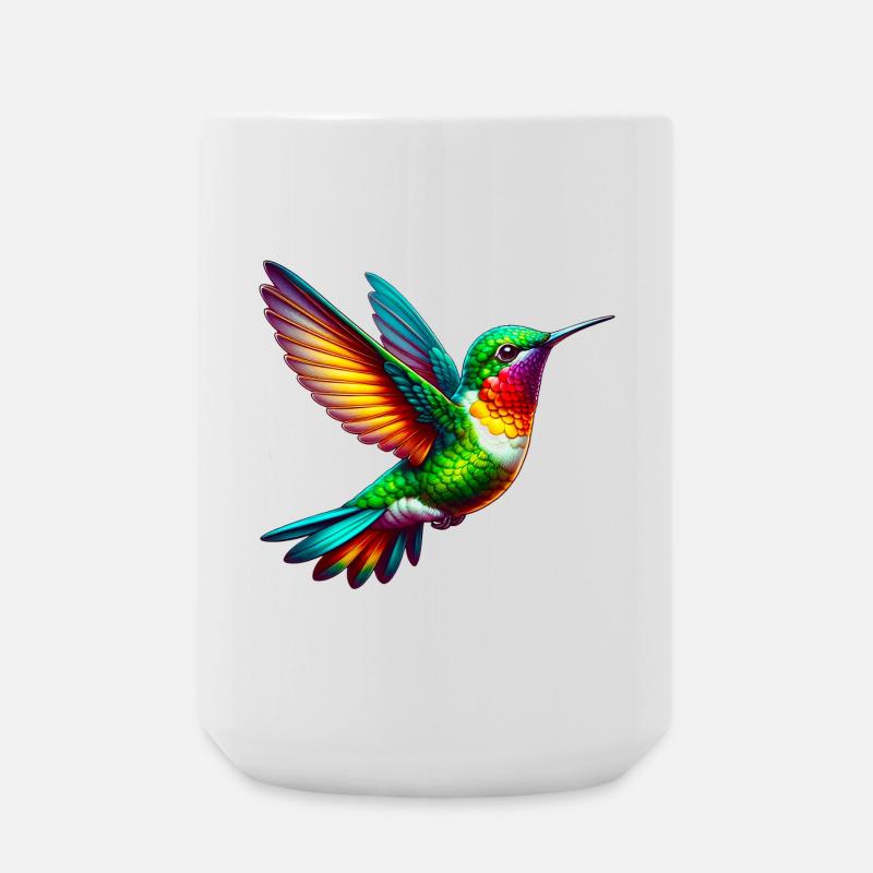 Kolibri - Große Tasse 440 ml - Weiß