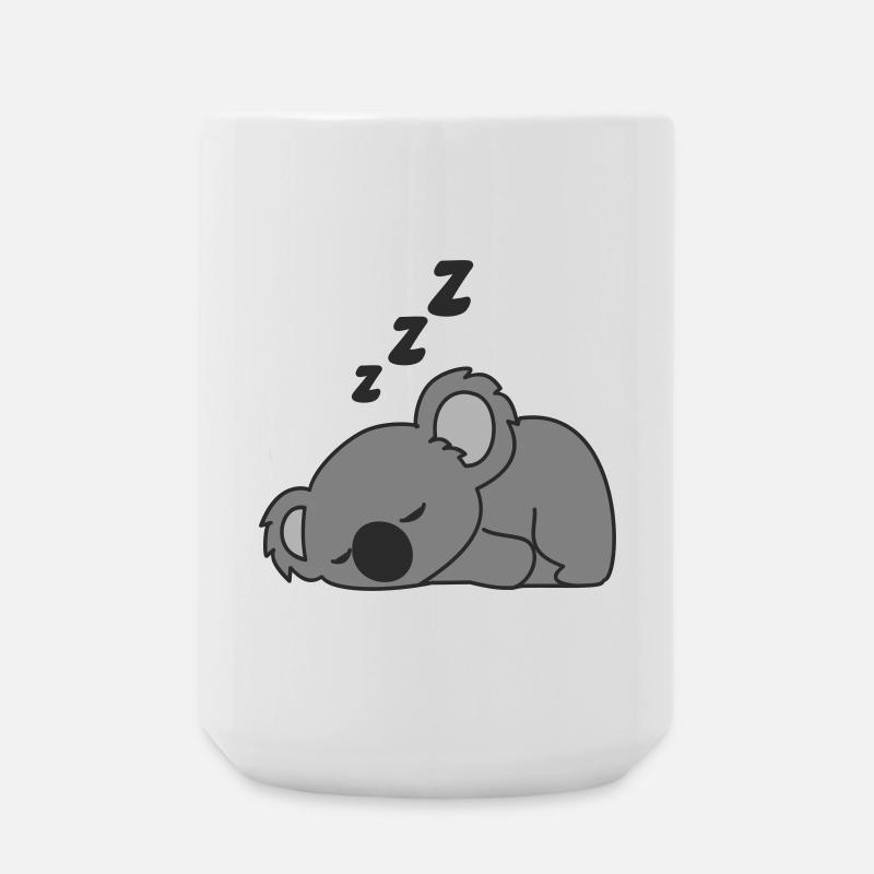 sleepy koala - Große Tasse 440 ml - Weiß