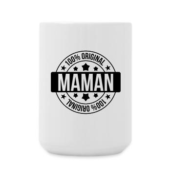 Maman d'Amour - Fête des Mères - Grande tasse 440 ml - blanc - Devant