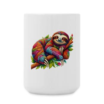 Sloth - Large Mug 440 ml - white - Front