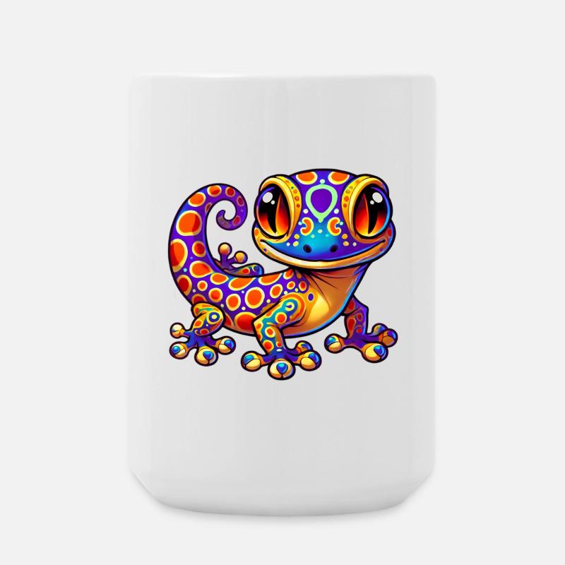 Gecko - Große Tasse 440 ml - Weiß
