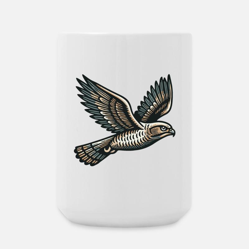 Hawk - Large Mug 440 ml - white