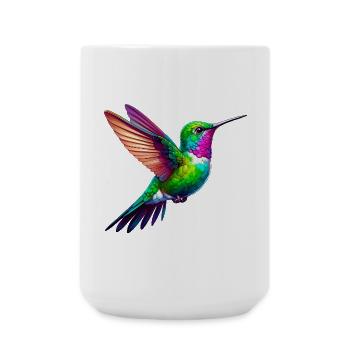 Kolibri - Große Tasse 440 ml - Weiß - Vorne
