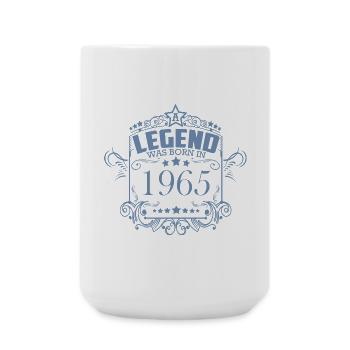 Légende de l’anniversaire vintage 1965 - Grande tasse 440 ml - blanc - Devant