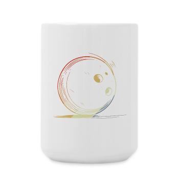 Bowling Retro Look - Large Mug 440 ml - white - Front