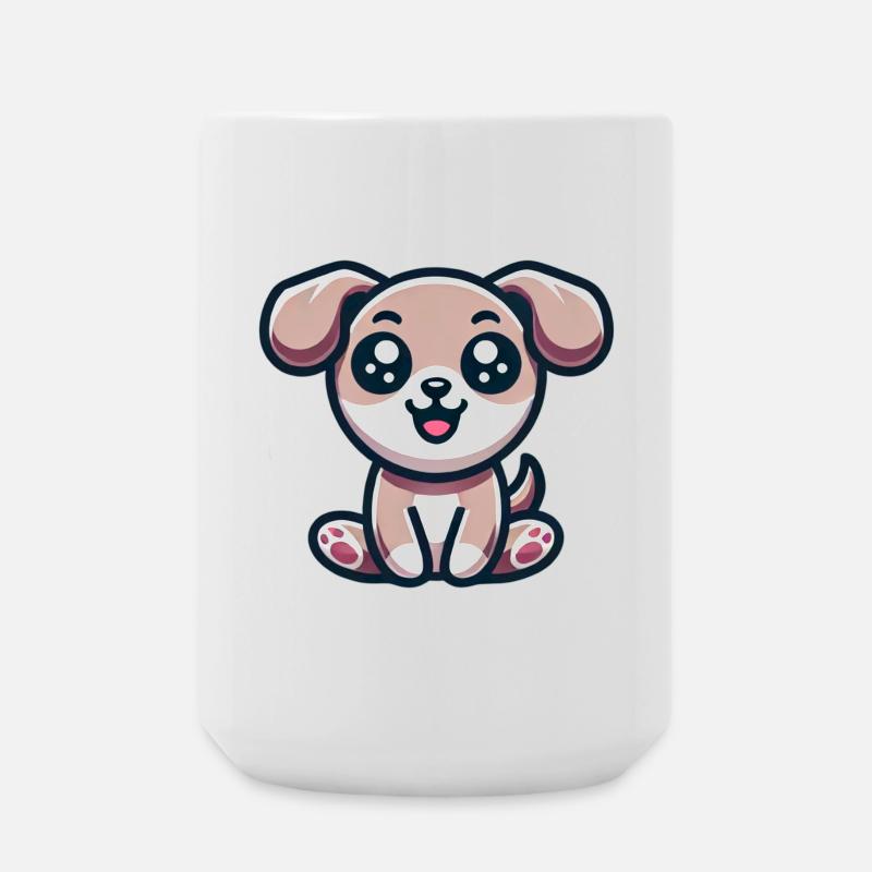 Cute Dog - Large Mug 440 ml - white