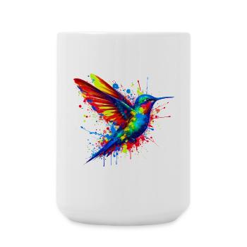 Hummingbird - Large Mug 440 ml - white - Front