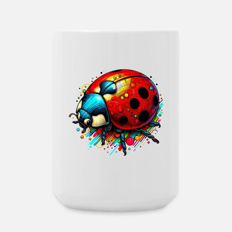 Ladybird - Large Mug 440 ml - white