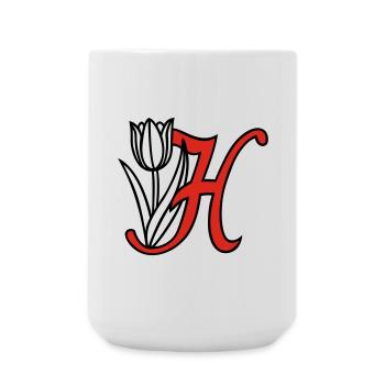 Symbol H - Large Mug 440 ml - white - Front