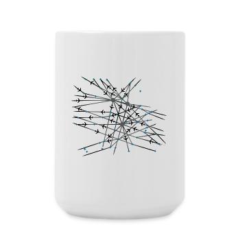 Navigationskarte - Große Tasse 440 ml - Weiß - Vorne
