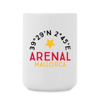 Arenal Mallorca - Grande tasse 440 ml - blanc - Devant