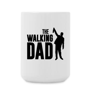 the walking dad, Vatertag - Große Tasse 440 ml - Weiß - Vorne