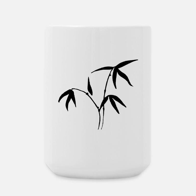 bamboo - Large Mug 440 ml - white