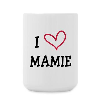 I love Grandma - Large Mug 440 ml - white - Front