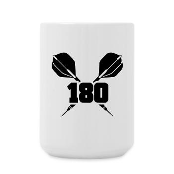 darts 180 - Large Mug 440 ml - white - Front