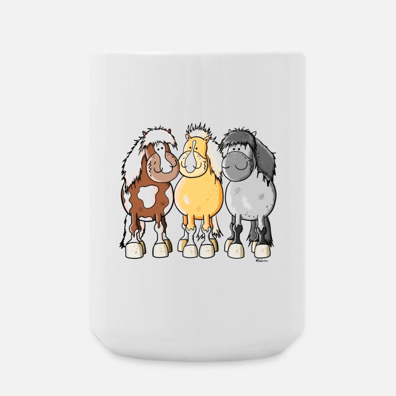 Shetty Trio - Große Tasse 440 ml - Weiß