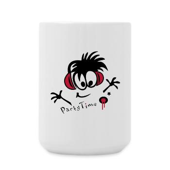 DJ, Disco, Party - Große Tasse 440 ml - Weiß - Vorne