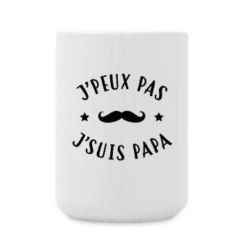 Papa - Fête des Pères - Anniversaire - Bébé - Grande tasse 440 ml - blanc - Devant
