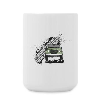 Defender Splash Front - Large Mug 440 ml - white - Front