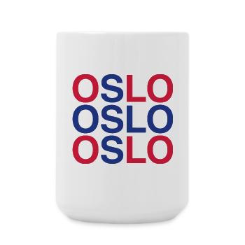 OSLO Norwegian Flag - Norwegen - Norway - Large Mug 440 ml - white - Front