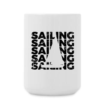 Voile - Grande tasse 440 ml - blanc - Devant
