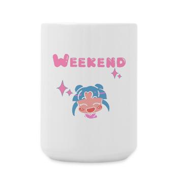 weekend - Grande tasse 440 ml - blanc - Devant